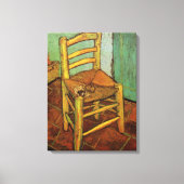 ヴィンセントの椅子と彼のパイプはヴィンセント・ヴァン・ゴッホ キャンバスプリント (正面)