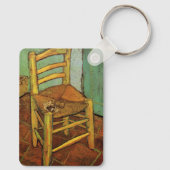 ヴィンセントの椅子と彼のパイプはヴィンセント・ヴァン・ゴッホ キーホルダー (裏面)