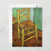 ヴィンセントの椅子と彼のパイプはヴィンセント・ヴァン・ゴッホ ポストカード (正面/裏面)
