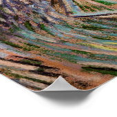 ヴィンセントの藁帽子(1887)を持つ自画像 ポスター (角)