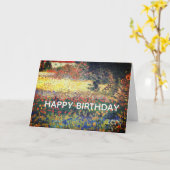 ヴィンセントヴァンゴッペインティングデザイン カード (黄色い花)