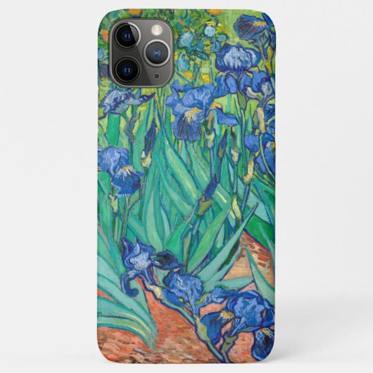 ヴィンセントヴァンゴッホイリスフローラヴィンテージファインアート Case-Mate iPhoneケース (裏面)