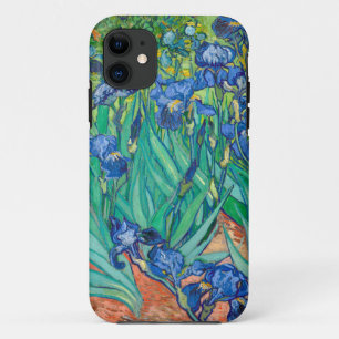 ヴィンセントヴァンゴッホイリスフローラヴィンテージファインアート iPhone 11 ケース