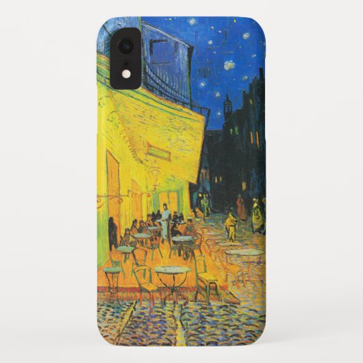 ヴィンセントヴァンゴッホカフェテラスアットナイトファインアート Case-Mate iPhoneケース (裏面)