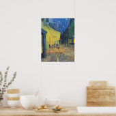 ヴィンセントヴァンゴッホカフェテラスat Night ポスター (キッチン)