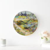 ヴィンセントヴァンゴッホガーデンアットアールズ ラージ壁時計 (ホーム)