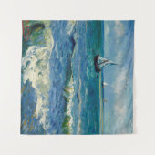 ヴィンセントヴァンゴッホシースケープアットサントマリーズ タペストリー (正面(横))