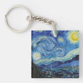 ヴィンセントヴァンゴッホスターリーナイトヴィンテージファインアート キーホルダー (正面)