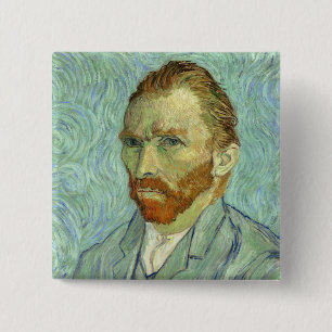 ヴィンセントヴァンゴッホセルフポートレートファインアート絵画ズ 缶バッジ
