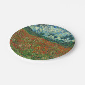 ヴィンセントヴァンゴッホポピーフィールドフローラヴィンテージアート ペーパープレート (アングル)