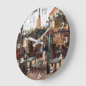 ヴィンセントヴァンゴッホラグインゲットオンモンマルトル ラージ壁時計 (傾斜)