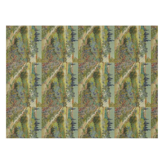 ヴィンセントヴァンゴッホヴィンテージガーデンアットアレス テーブルクロス (正面(横))