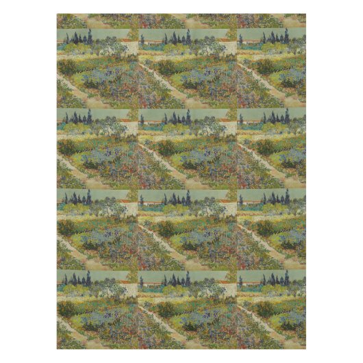 ヴィンセントヴァンゴッホヴィンテージガーデンアットアレス テーブルクロス (正面)