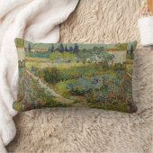 ヴィンセントヴァンゴッホヴィンテージガーデンアットアレス ランバークッション (ブランケット)