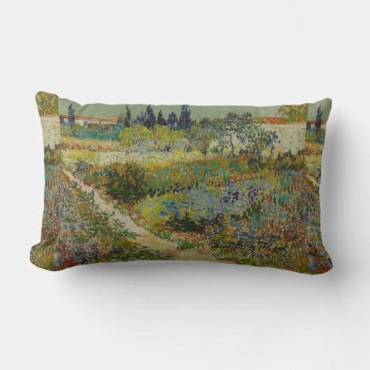 ヴィンセントヴァンゴッホヴィンテージガーデンアットアレス ランバークッション (正面)