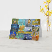 ヴィンセントヴァンゴッホ最高傑作パッチワーク カード (黄色い花)