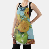 ヴィンセントヴァンゴッホ花瓶ひまわりアート エプロン (インサイチュ)