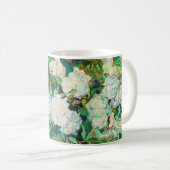 ヴィンセントヴァンゴッホ花瓶ウィズピンクローズファインアート コーヒーマグカップ (正面右)