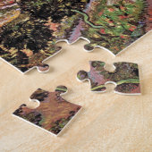 ヴィンセントヴァンゴッホ-アールズの病院の庭 ジグソーパズル (側面)