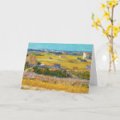 ヴィンセントヴァンゴッホ – ハーベストアットラクラウ カード (黄色い花)