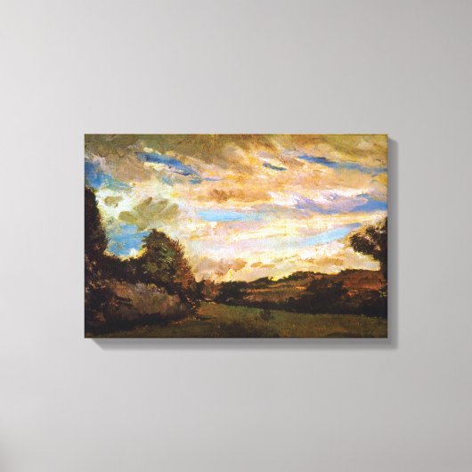 ヴィンセントヴァンゴッホ – ランドスケープとデュネスファインアート キャンバスプリント (正面)