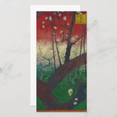 ヴィンセントヴァンゴッホ-花を咲かせるプラム果樹園 シーズンカード (正面/裏面)