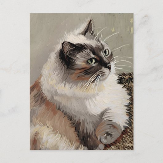 ヴィンセント猫ゴッホ葉書 ポストカード (正面)