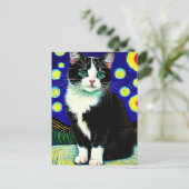 ヴィンセント猫ゴッホ葉書 ポストカード (スタンド正面)