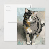 ヴィンセント猫ゴッホ葉書 ポストカード (正面/裏面)