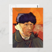 ヴィンセント自画像1889 ポストカード (正面/裏面)