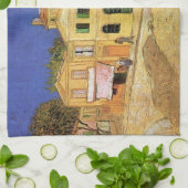 ヴィンセント・ハウス・イン・アーレスbyヴィンセント・ヴァン・ゴッホ キッチンタオル (折り畳み)