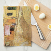 ヴィンセント・ハウス・イン・アーレスbyヴィンセント・ヴァン・ゴッホ キッチンタオル (四つ折り)