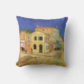 ヴィンセント・ハウス・イン・アーレスbyヴィンセント・ヴァン・ゴッホ クッション (正面)