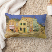 ヴィンセント・ハウス・イン・アーレスbyヴィンセント・ヴァン・ゴッホ ランバークッション (ブランケット)