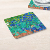ヴィンセント・バン・ゴッホ・アイリセス スクエアペーパーコースター (アングル)