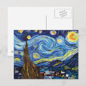 ヴィンセント・バン・ゴッホ・デジタル・ベクトル・勉強 ポストカード (正面/裏面)