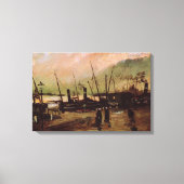 ヴィンセント・ファン・ゴッホによるアムステルダムのデ・ルイテルカーデ キャンバスプリント (正面)