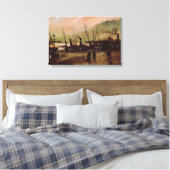 ヴィンセント・ファン・ゴッホによるアムステルダムのデ・ルイテルカーデ キャンバスプリント (インサイチュ (寝室))