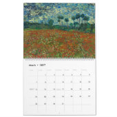 ヴィンセント・ファン・ゴッホ絵画カレンダー カレンダー (3月 2027)