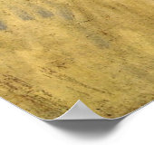 ヴィンセント・ファン・ゴッホ自画像と麦わら帽子 ポスター (角)