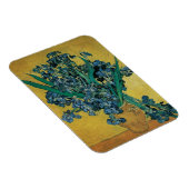 ヴィンセント・ファン・ゴッホ – アイリス付き花瓶イエローバックグラウンド マグネット (右側)