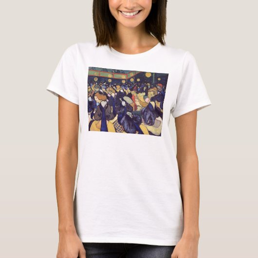 ヴィンセント・ファン・ゴッホ - アルルの舞踏会場 Tシャツ (正面)