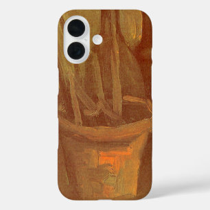 ヴィンセント・ファン・ゴッホ - ポットに入った静物画の筆 iPhone 16ケース
