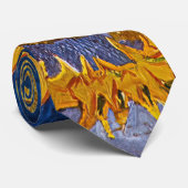 ヴィンセント・ファン・ゴッホ – 五本のひまわりの花瓶 ネクタイ (ロール)