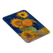 ヴィンセント・ファン・ゴッホ – 五本のひまわりの花瓶 マグネット (右側)