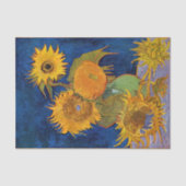 ヴィンセント・ファン・ゴッホ – 五本のひまわりの花瓶 薄葉紙 (正面)