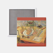 ヴィンセント・ファン・ゴッホ - 描画板のある静物 マグネット (正面/裏面)