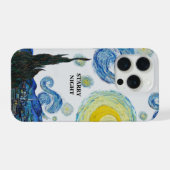 ヴィンセント・ファン・ゴッホ 星空の電話ケース iPhoneケース (裏面横)