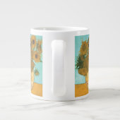 ヴィンセント・ファン・ゴッホ-12ひまわりの花と花瓶 ジャンボコーヒーマグカップ (裏面)