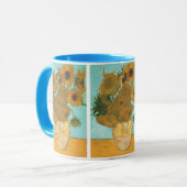 ヴィンセント・ファン・ゴッホ-12ひまわりの花と花瓶 マグカップ (正面左)